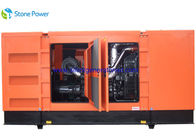 Red Rainproof Silent Diesel Generator Set 1500 RPM 160KW / 200KVA