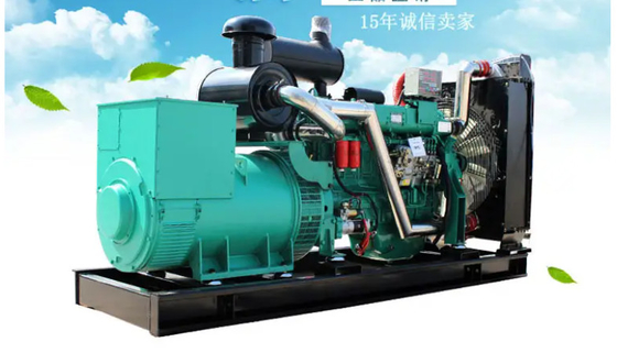 type ouvert diesel de groupe électrogène de refroidissement par l'eau 50Hz Weichai avec le silencieux