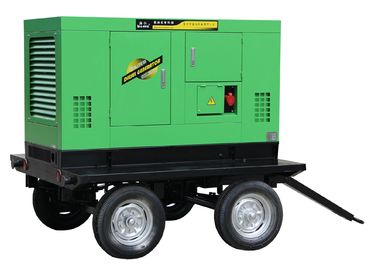 Générateur inclus portatif mobile 8 de remorque - 1000KW 50Hz/60Hz refroidi à l'eau