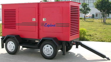 La remorque de 6 cylindres a monté le générateur 200KW 250KVA 400V/230V au-dessus de la protection actuelle